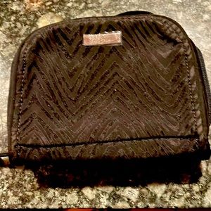 Vera Bradley black zebra jewelry case